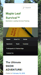 Mobile Screenshot of mapleleafsurvival.com